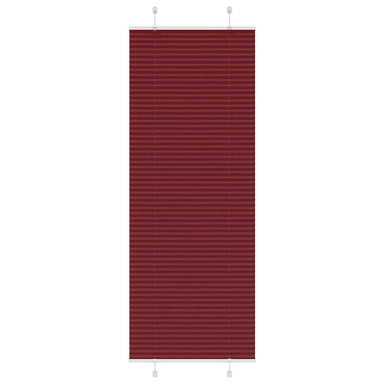 Plissé rolgordijn 75x200 cm stofbreedte 74,4 cm bordeauxrood