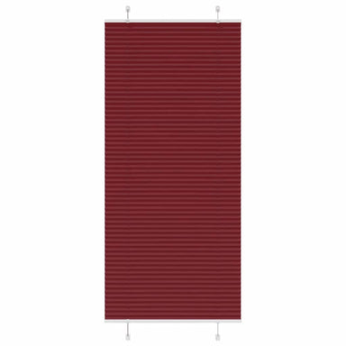 Plissé rolgordijn 85x200 cm stofbreedte 84,4 cm bordeauxrood