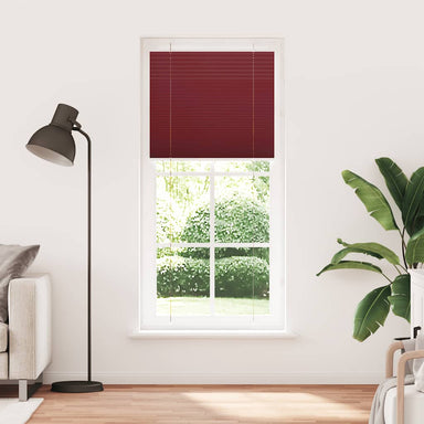 Plissé rolgordijn 95x200 cm stofbreedte 94,4 cm bordeauxrood
