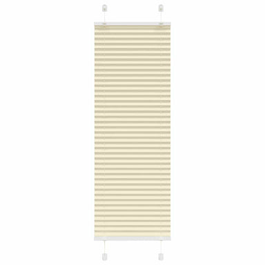 Plissé rolgordijn 45x100 cm stofbreedte 44,4 cm polyester crème