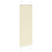 Plissé rolgordijn 50x100 cm stofbreedte 49,4 cm polyester crème