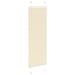 Plissé rolgordijn 50x100 cm stofbreedte 49,4 cm polyester crème