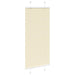 Plissé rolgordijn 55x100 cm stofbreedte 54,4 cm polyester crème