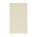 Plissé rolgordijn 80x100 cm stofbreedte 79,4 cm polyester crème