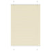 Plissé rolgordijn 85x100 cm stofbreedte 84,4 cm polyester crème