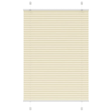 Plissé rolgordijn 95x100 cm stofbreedte 94,4 cm polyester crème