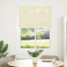 Plissé rolgordijn 95x100 cm stofbreedte 94,4 cm polyester crème