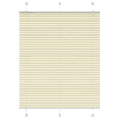 Plissé rolgordijn 105x100cm stofbreedte 104,4cm polyester crème