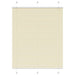 Plissé rolgordijn 110x100cm stofbreedte 109,4cm polyester crème