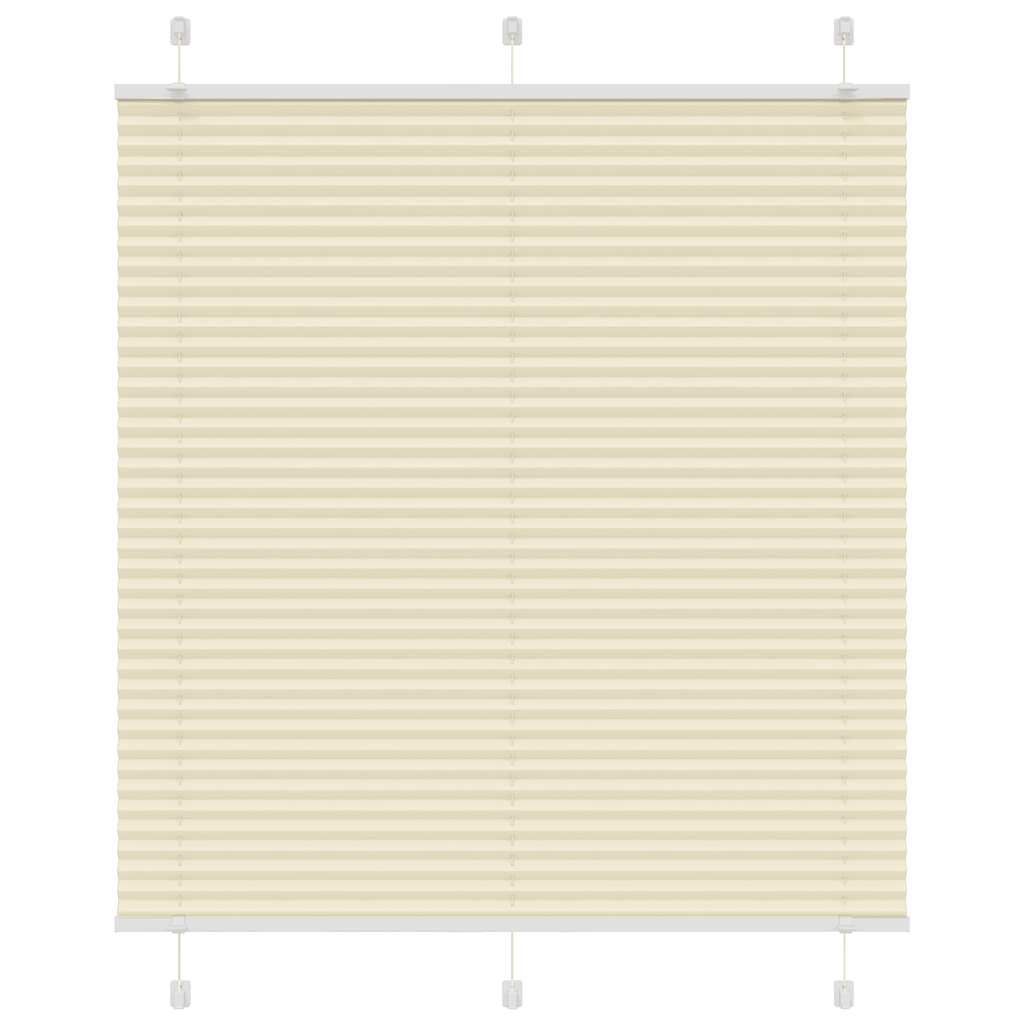 Plissé rolgordijn 115x100cm stofbreedte 114,4cm polyester crème