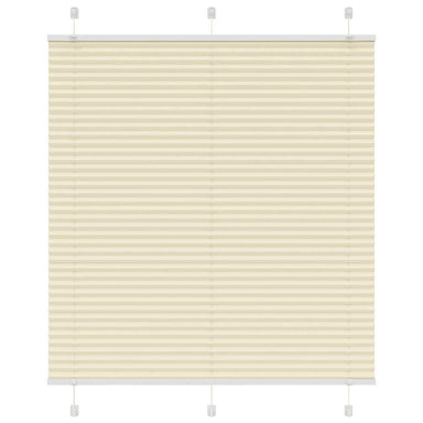 Plissé rolgordijn 115x100cm stofbreedte 114,4cm polyester crème