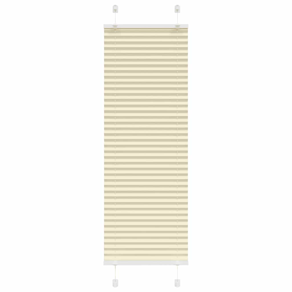 Plissé rolgordijn 45x150 cm stofbreedte 44,4 cm polyester crème
