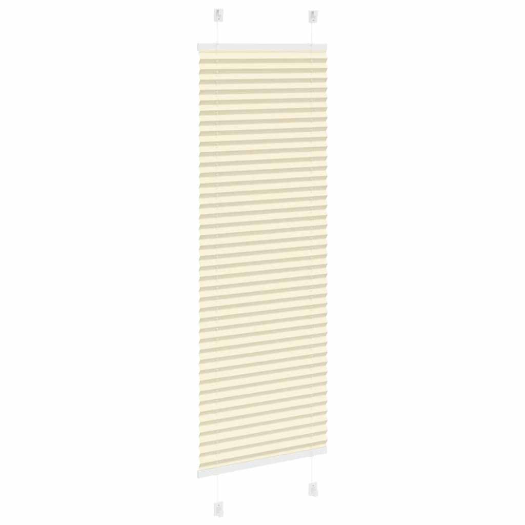 Plissé rolgordijn 45x150 cm stofbreedte 44,4 cm polyester crème
