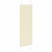 Plissé rolgordijn 50x150 cm stofbreedte 49,4 cm polyester crème