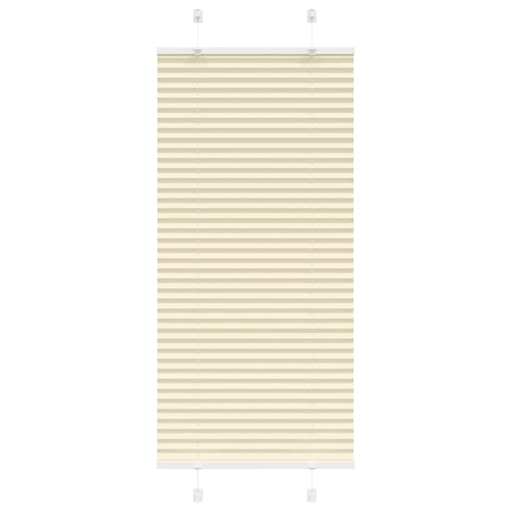 Plissé rolgordijn 55x150 cm stofbreedte 54,4 cm polyester crème