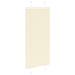Plissé rolgordijn 55x150 cm stofbreedte 54,4 cm polyester crème