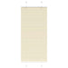 Plissé rolgordijn 60x150 cm stofbreedte 59,4 cm polyester crème