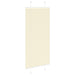 Plissé rolgordijn 60x150 cm stofbreedte 59,4 cm polyester crème