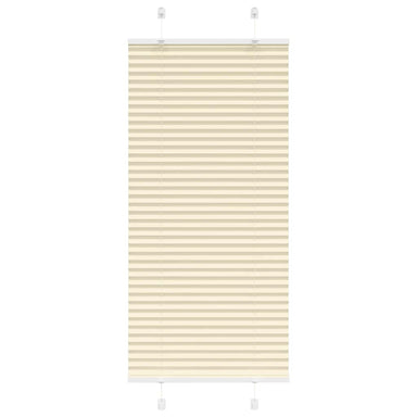 Plissé rolgordijn 65x150 cm stofbreedte 64,4 cm polyester crème