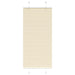 Plissé rolgordijn 65x150 cm stofbreedte 64,4 cm polyester crème