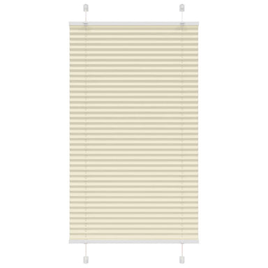 Plissé rolgordijn 70x150 cm stofbreedte 69,4 cm polyester crème