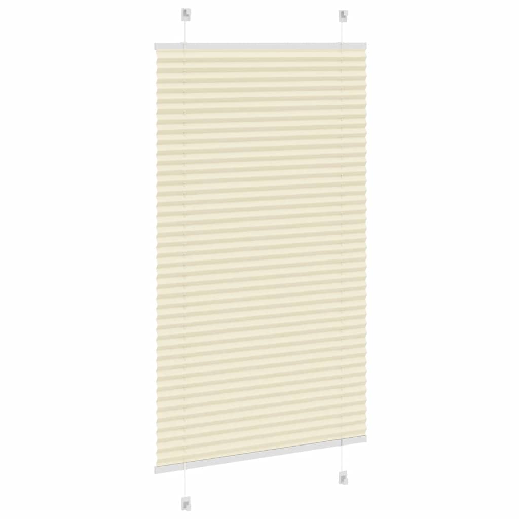 Plissé rolgordijn 70x150 cm stofbreedte 69,4 cm polyester crème