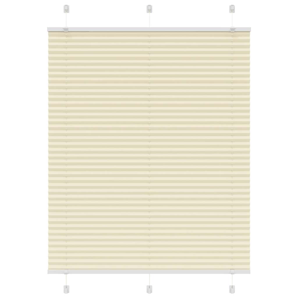 Plissé rolgordijn 105x150cm stofbreedte 104,4cm polyester crème