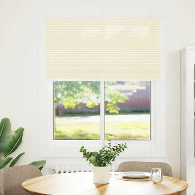 Plissé rolgordijn 105x150cm stofbreedte 104,4cm polyester crème