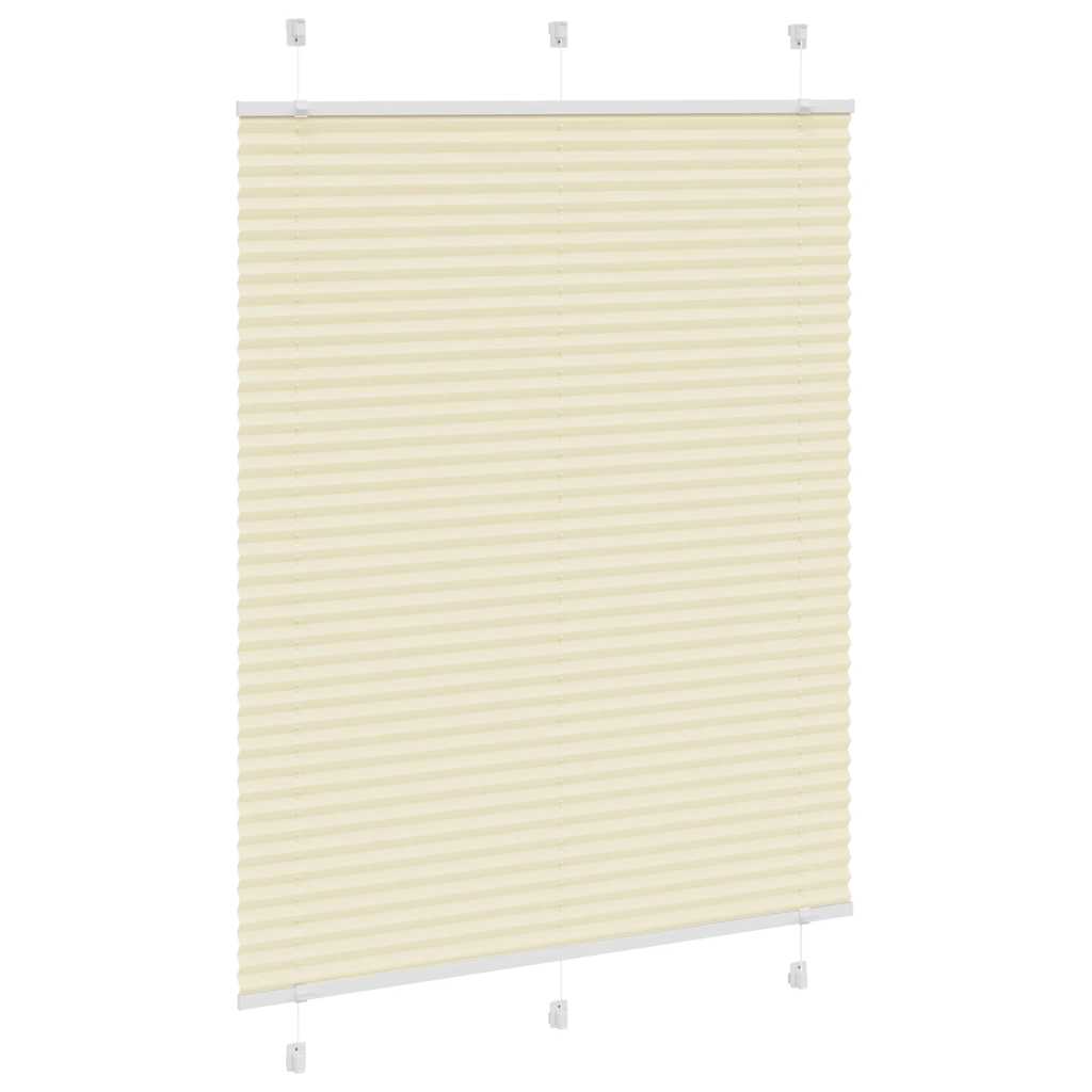 Plissé rolgordijn 105x150cm stofbreedte 104,4cm polyester crème