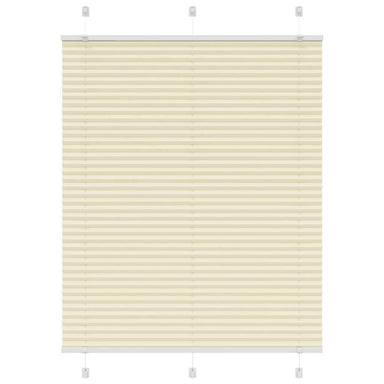 Plissé rolgordijn 110x150cm stofbreedte 109,4cm polyester crème