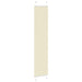 Plissé rolgordijn 40x200 cm stofbreedte 39,4 cm polyester crème