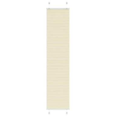 Plissé rolgordijn 45x200 cm stofbreedte 44,4 cm polyester crème