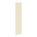 Plissé rolgordijn 50x200 cm stofbreedte 49,4 cm polyester crème