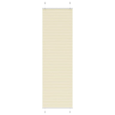Plissé rolgordijn 55x200 cm stofbreedte 54,4 cm polyester crème