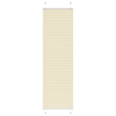 Plissé rolgordijn 60x200 cm stofbreedte 59,4 cm polyester crème