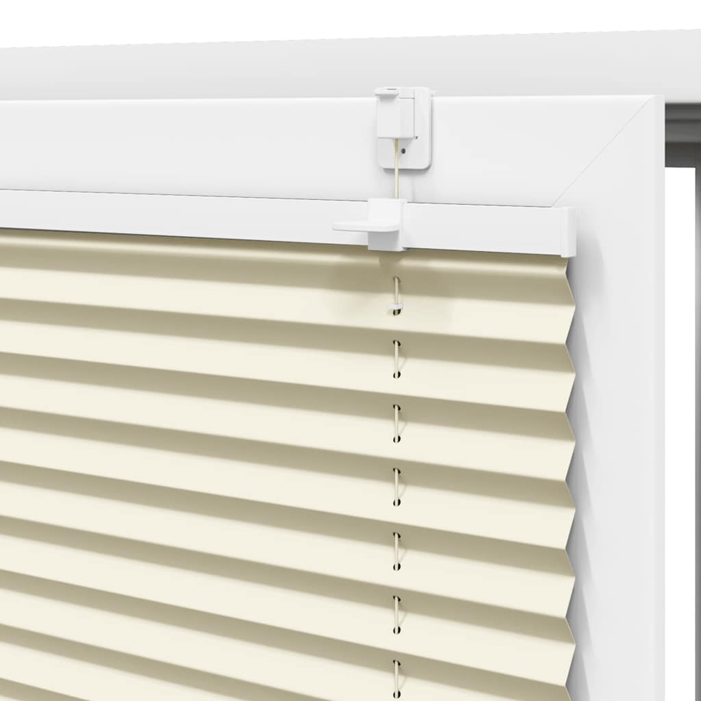 Plissé rolgordijn 70x200 cm stofbreedte 69,4 cm polyester crème