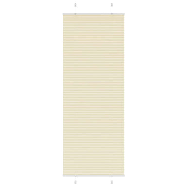 Plissé rolgordijn 80x200 cm stofbreedte 79,4 cm polyester crème