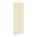 Plissé rolgordijn 80x200 cm stofbreedte 79,4 cm polyester crème