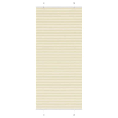 Plissé rolgordijn 90x200 cm stofbreedte 89,4 cm polyester crème