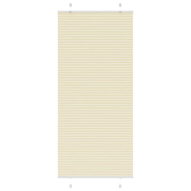 Plissé rolgordijn 95x200 cm stofbreedte 94,4 cm polyester crème