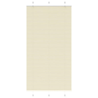 Plissé rolgordijn 105x200cm stofbreedte 104,4cm polyester crème