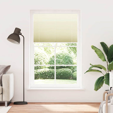 Plissé rolgordijn 110x200cm stofbreedte 109,4cm polyester crème