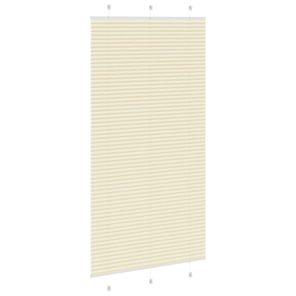 Plissé rolgordijn 110x200cm stofbreedte 109,4cm polyester crème