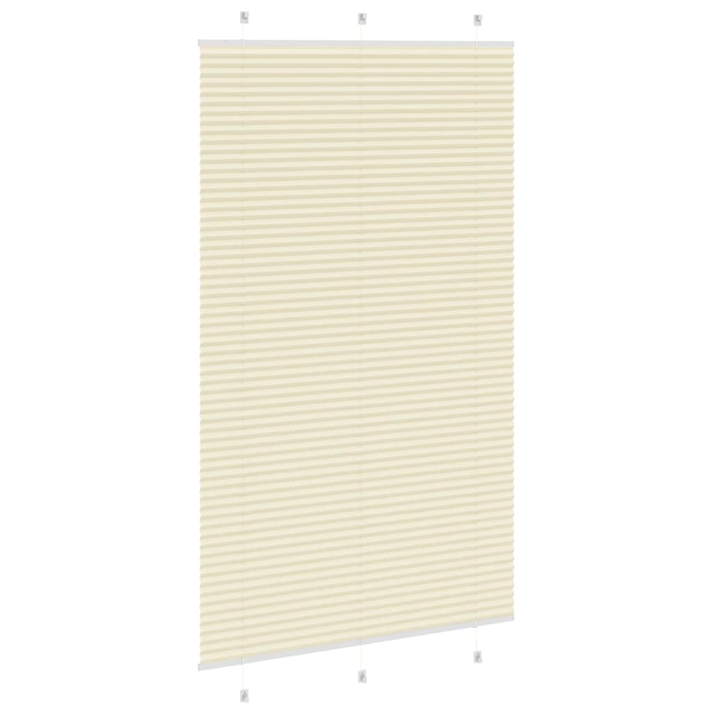 Plissé rolgordijn 115x200cm stofbreedte 114,4cm polyester crème