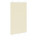 Plissé rolgordijn 115x200cm stofbreedte 114,4cm polyester crème