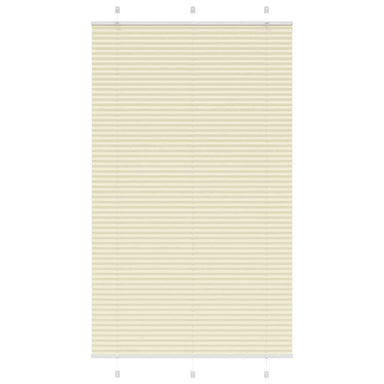 Plissé rolgordijn 120x200cm stofbreedte 119,4cm polyester crème