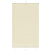 Plissé rolgordijn 120x200cm stofbreedte 119,4cm polyester crème