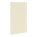 Plissé rolgordijn 120x200cm stofbreedte 119,4cm polyester crème