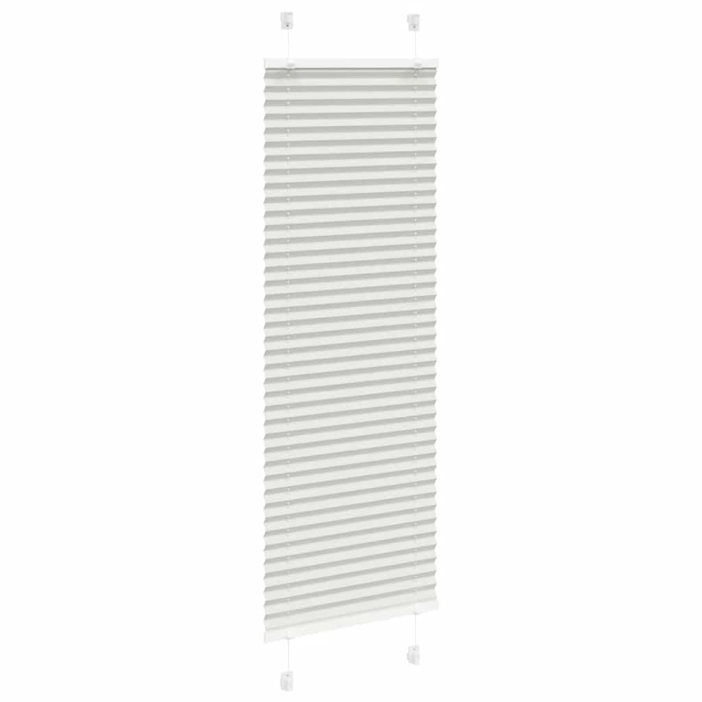 Plissé rolgordijn 50x100 cm stofbreedte 49,4 cm lichtgrijs
