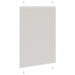 Plissé rolgordijn 100x100 cm stofbreedte 99,4 cm polyester
